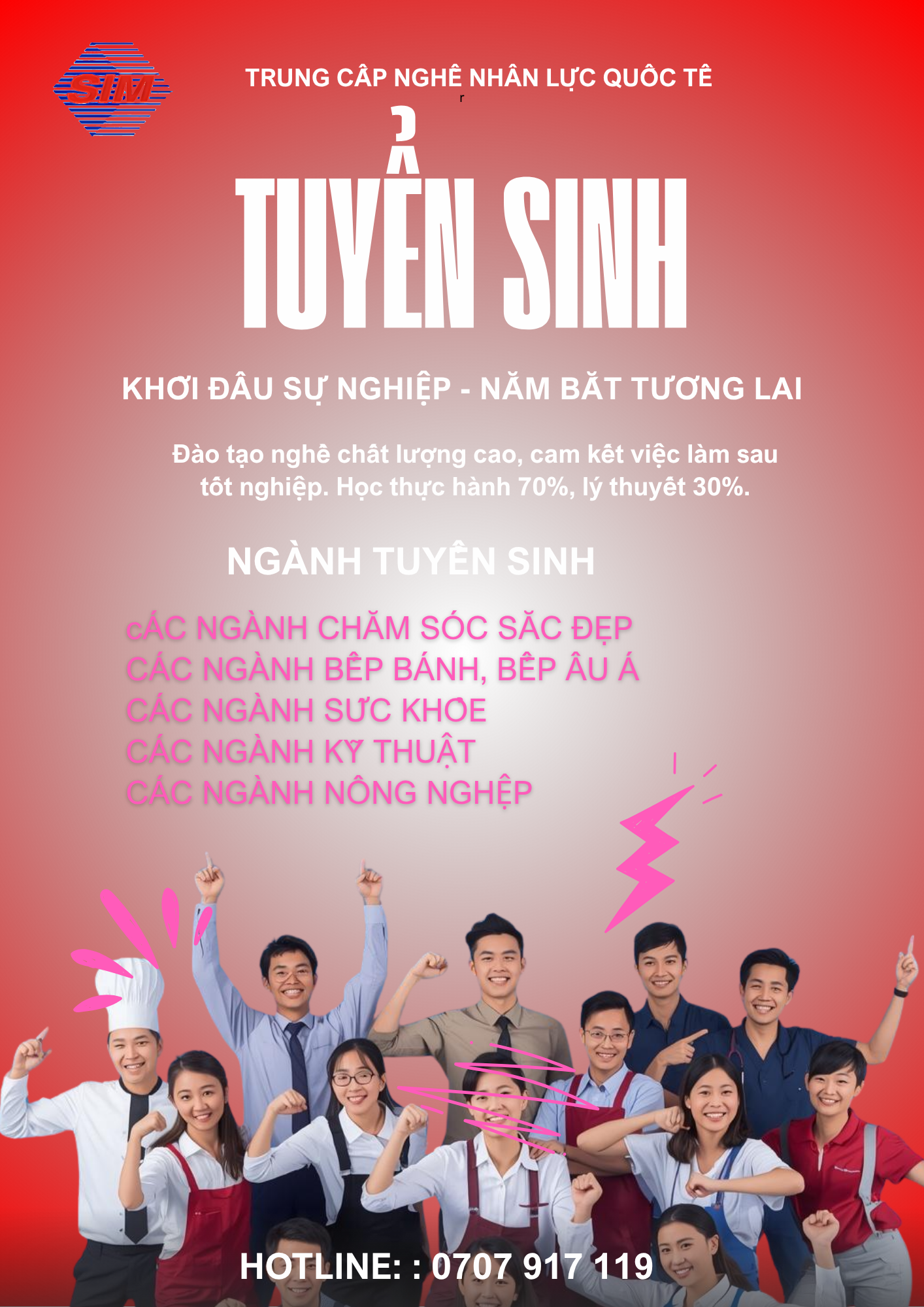 THÔNG BÁO TUYỂN SINH THÁNG 05.2026